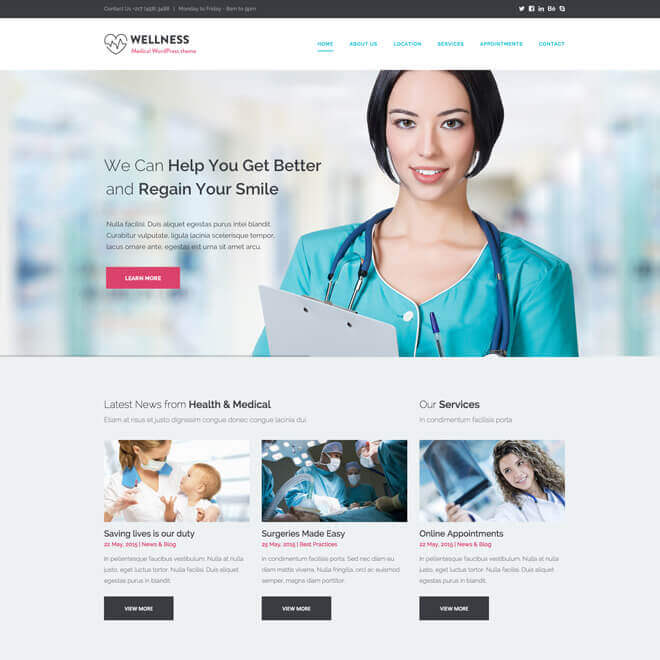 Doctor Theme - Themefuse.com
