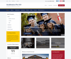 Academia Wordpress Theme
