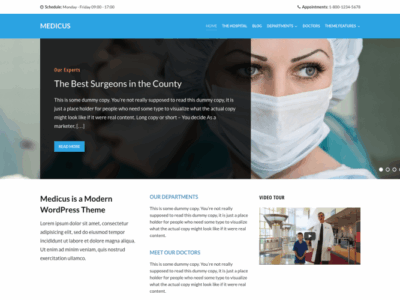 Medicus Wordpress Theme
