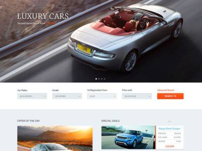 Auto Trader Theme - Themefuse.com