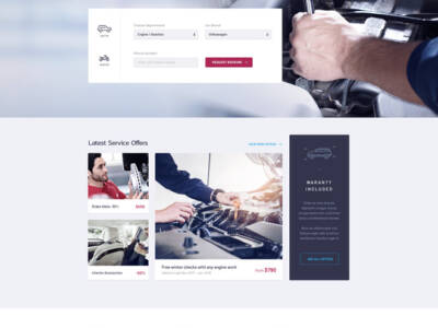 Car Clinic Theme - Themfuse.com