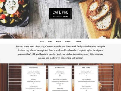 Cafe Theme - StudioPress