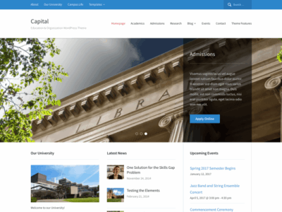 Capital Wordpress Theme