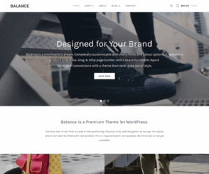 Balance Wordpress Theme