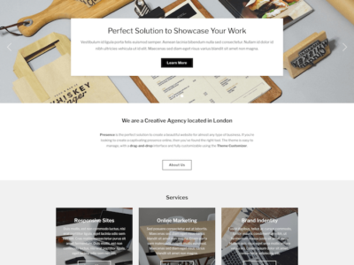 Presence Agency Theme