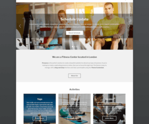 Presence Fitness Theme