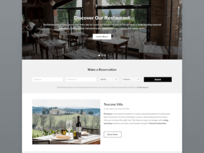 Presence Hotel Theme
